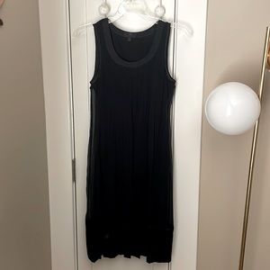 Silk Crepe Little Black Dress - Size XS